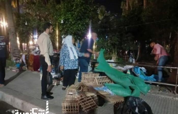 رئيس حي وسط تقود حملة مكبرة لرفع الإشغالات ومتابعة مواعيد الغلق تسفر عن رفع 85 اشغال وغلق وتشميع 4 محلات