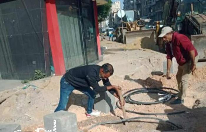 حملة مكبرة لـ "حي شرق"  لإعادة الانضباط ورفع كفاءة الإنارة بالشارع السكندري