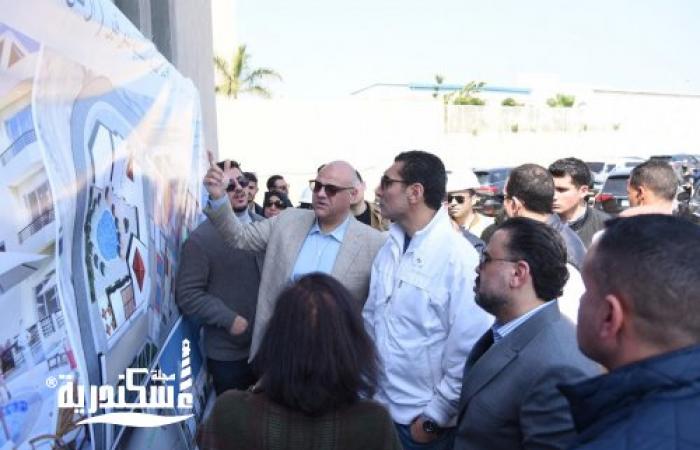 خلال جولته التفقدية بمحافظة الإسكندرية.. وزير الشباب والرياضة ومحافظ الإسكندرية يتفقدان منتدى الشباب بأبو قير