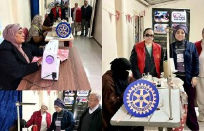 بمناسبة ليلة القدر  لجنة RCC بالمنطقة الروتارية تقوم بأداء مشغل خياطة للجمعية نرسم الابتسامه