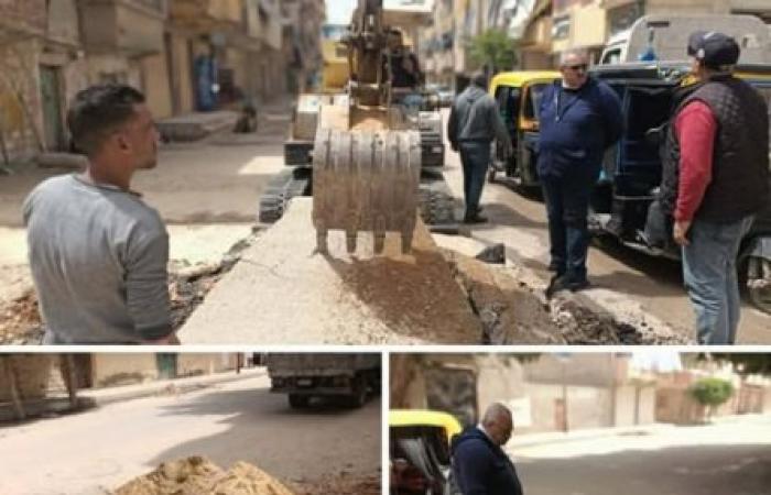 لتحقيق السيولة المرورية.. رصف طرق وتركيب شوايش أمطار بـ «العامرية أول» في الإسكندرية