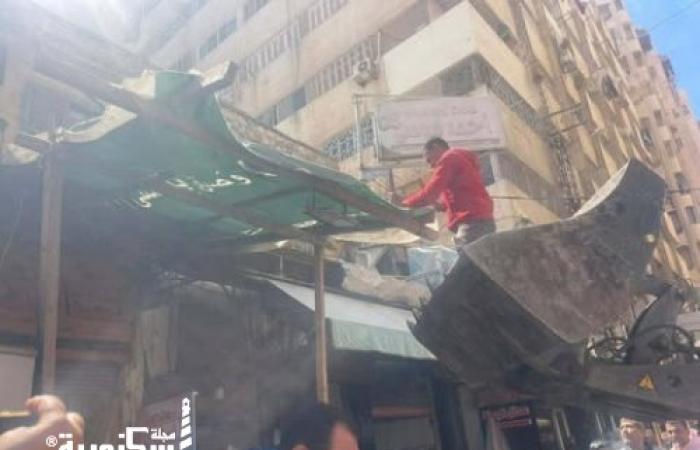 رئيس حي الجمرك يوجه بحملة صباحية لتوسعة الطريق ورفع 31 حالة إشغال