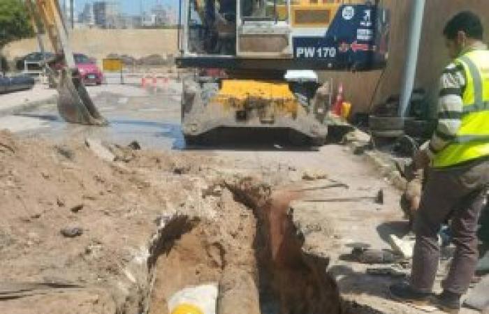 «صرف الإسكندرية» تنفذ مشروعات جديدة لتعزيز كفاءة الشبكات.. وإصلاح خط طرد محطة أبو قير طوسون