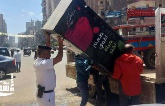 حي ثان المنتزة يدفع بحملة صباحية بحضور شرطة المرافق بالمنتزة لازالة التعديات