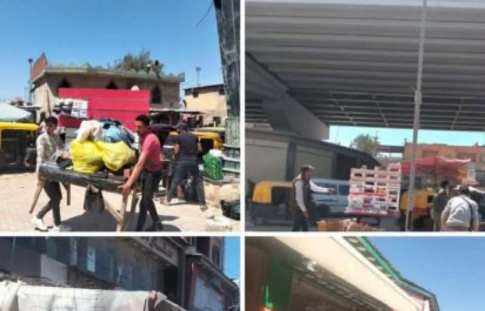 حي العامرية أول يشن حملة لرفع التعديات وتحقيق السيولة المرورية بشارع الجمهورية