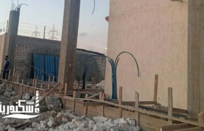 مواصلة حملات إزالة أعمال البناء المخالف بنطاق حي العامرية أول