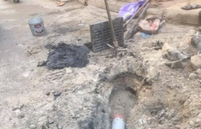 المتابعة الميدانية المستمره بحي العجمي لتحسين مستوى المرافق العامة بالصرف الصحى و مياه الشرب