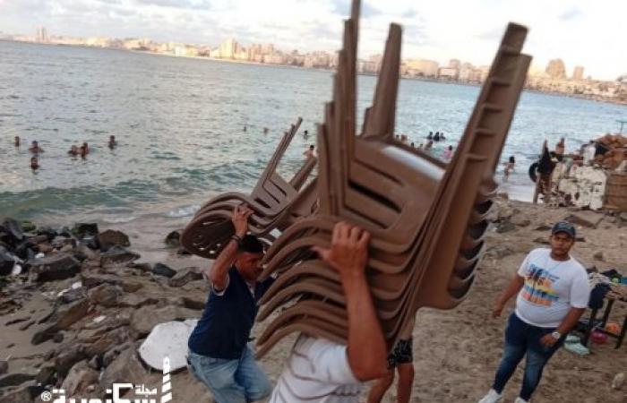 حملة مسائية مكبرة بـ "الجمرك" تسفر عن إزالة 72 حالة إشغال وتسهيل الحركة المرورية بالكورنيش