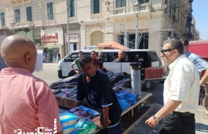 جولة مكثفة لـ "حي الجمرك": تجميل شارع النصر، ضبط 33 حالة إشغال، وإحباط بناء مخالف بالدور الـ15