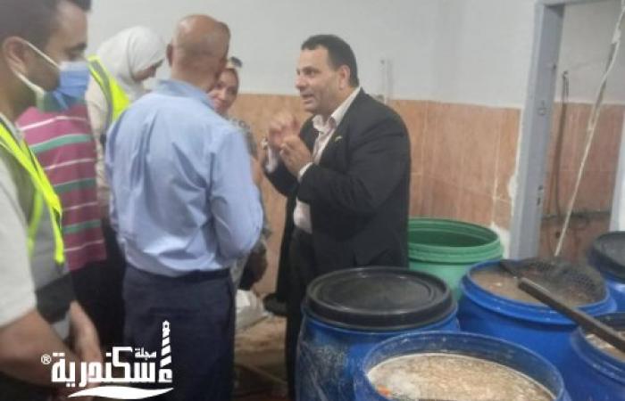 بالتعاون مع "سلامة الغذاء" و"حماية المستهلك".. التحفظ على 27.5 طن أغذية فاسدة ومجهولة المصدر بالإسكندرية