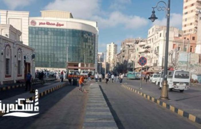 حي وسط يتابع انتظام أعمال النظافة والتجريف وجمع 326 طن من المخلفات بالتنسيق مع شركة نهضة مصر