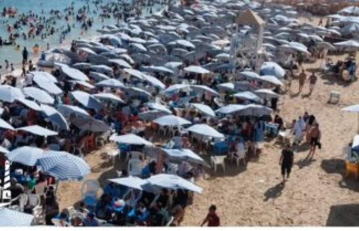 إقبال متزايد على شواطئ الإسكندرية في أولى أيام يوليو ونسب الإشغال تصل إلى 95%