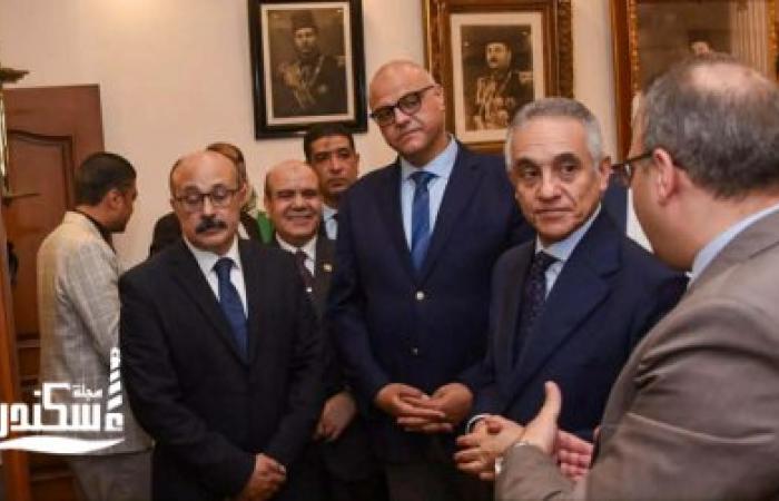 محافظ الإسكندرية ووزير العدل يفتتحان قاعة المؤتمرات بمحكمة استئناف الإسكندرية