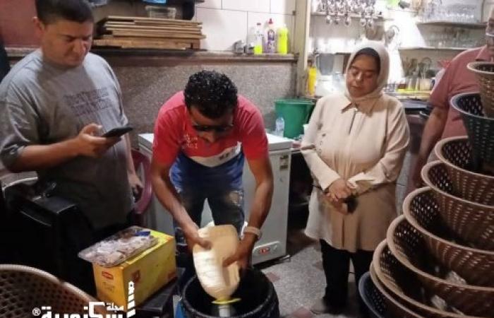 حي وسط....غلق 8 منشآت وتحصيل 46 ألف جنيه غرامات وإعدام 70.5 كجم أغذية فاسدة