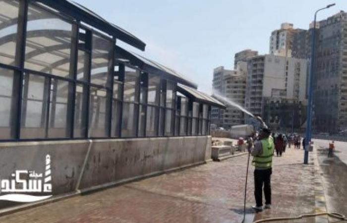 انطلاقة ميدانية قوية لمنظومة النظافة بالإسكندرية