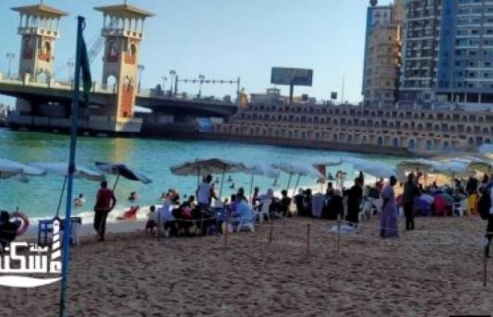 تفاصيل حالة الشواطئ اليوم.....الأخضر يسود بشرق الإسكندرية و«الأحمر» يحظر السباحة في الكيلو 21 والصَفا
