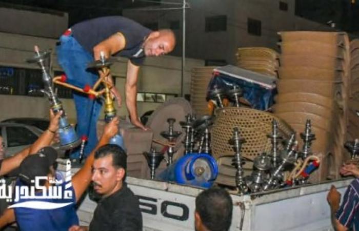 محافظ الإسكندرية يقود حملة موسعة لإزالة الإشغالات وتشميع 34 منشأة مخالفة بالشوارع والميادين