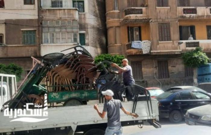 جهود مكثفة بحي وسط الإسكندرية: غلق 3 محلات مخالفة ورفع 110 حالة إشغال وهالك