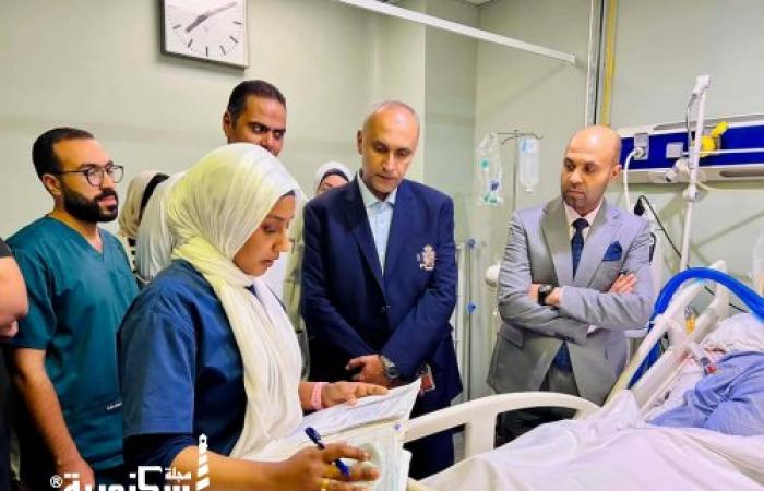 وكيل وزارة الصحة بالإسكندرية يتفقد مستشفى رأس التين النموذجي خلال الفترة المسائية ويؤكد أهمية التواجد والمتابعة الميدانية المستمرة