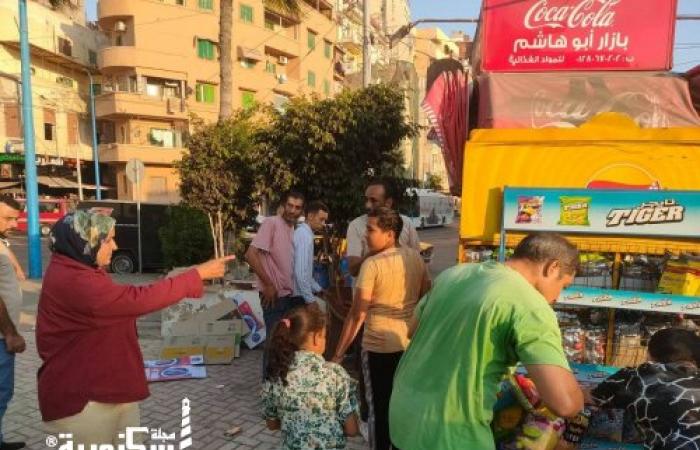 إزالة 114 حالة إشغال وتوسعة الشوارع الحيوية في حملة مسائية مكثفة بحي الجمرك