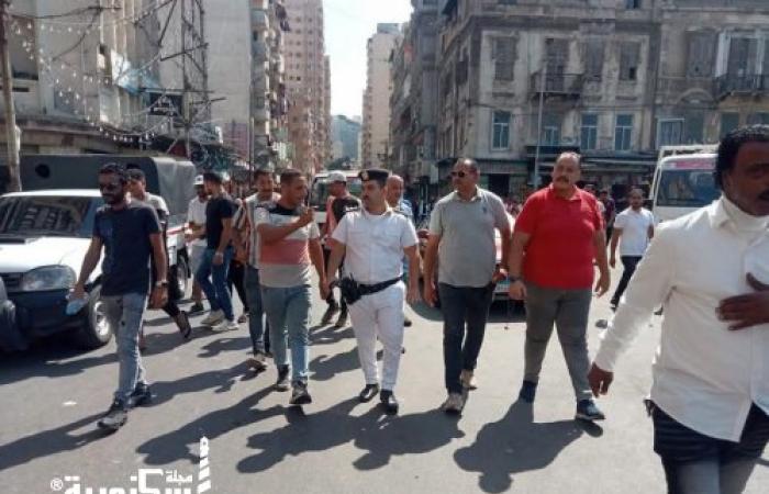 حملة مكبرة بميدان محطة مصر ترفع 260 حالة إشغال وهالك لإعادة الانضباط لحي وسط الإسكندرية