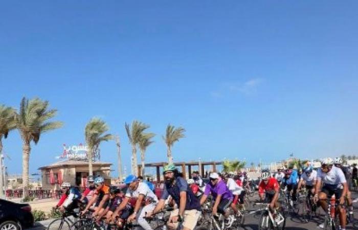 مشاركة مميزة لاتحاد فرق هواة الإسكندرية للدراجات في ختام المهرجان الرياضي بمدينة العلمين الجديدة