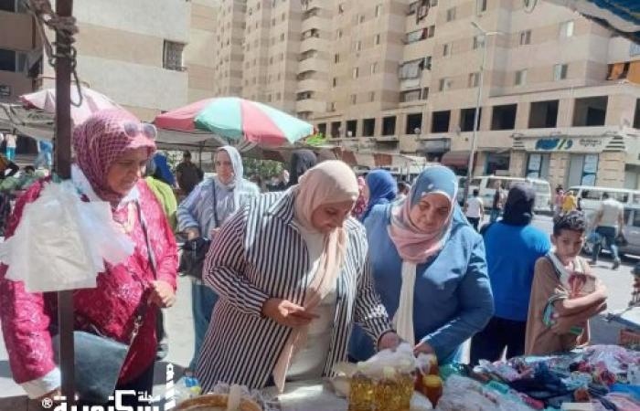 رئيس حي غرب تشهد اليوم الثاني لسوق اليوم الواحد ببشاير الخير ٣ و ٥ بالقباري