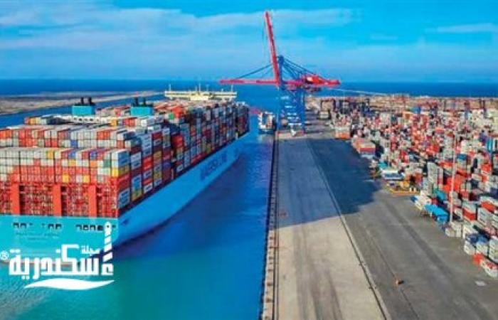 إنتظام حركتي التداول والملاحة بالهيئة العامة لميناء الإسكندرية خلال 24 ساعة