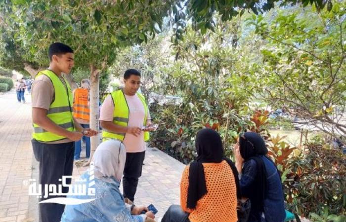 حملات ميدانية مكثفة لطلاب جامعة الإسكندرية للتوعية بمخاطر الإدمان وتصحيح المفاهيم المغلوطة