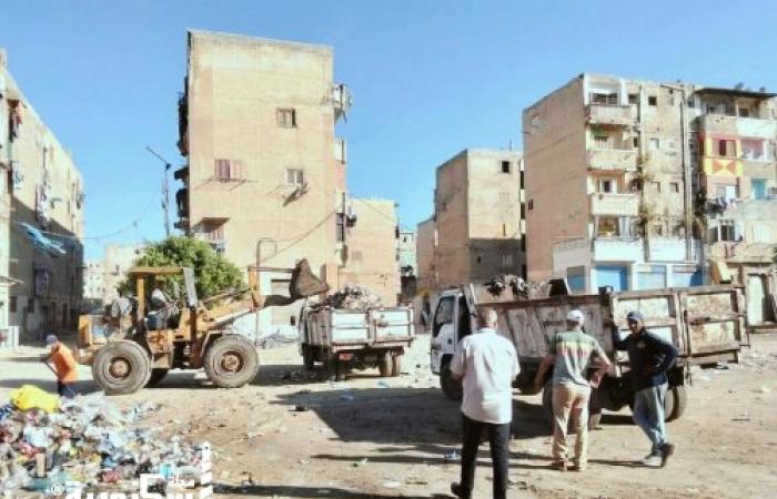 حملة مكثفة لرفع 300 طن مخلفات وتطوير منظومة النظافة بحي العامرية أول في الإسكندرية
