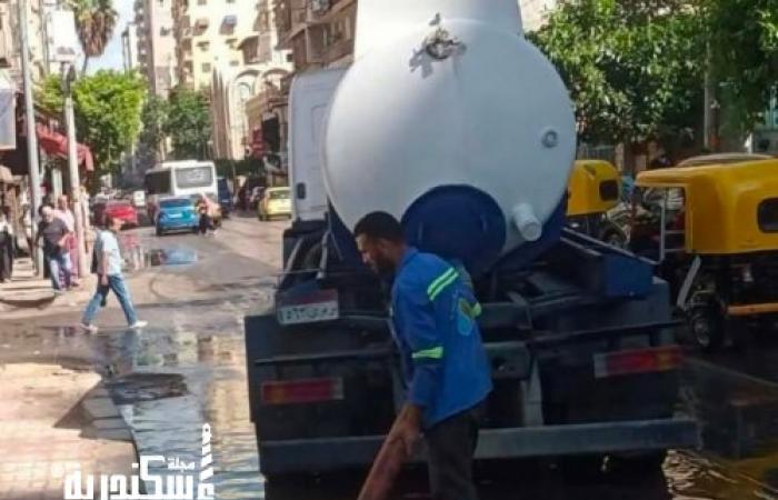 أمطار متفاوتة على الإسكندرية.. وفرق الصرف الصحي تنتشر ميدانيًا للتعامل الفوري مع تجمعات المياه