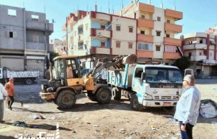 صحة البيئة بالإسكندرية: رفع 300 طن مخلفات بالطريق الصحراوي ومناطق «العامرية أول»