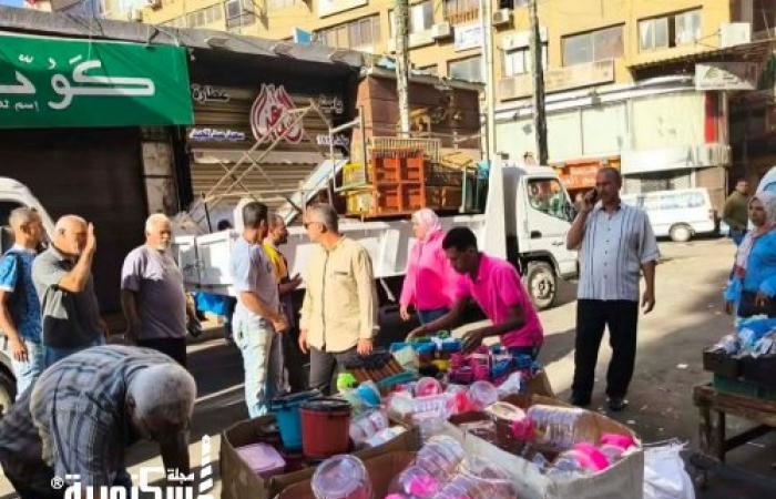 حي الجمرك بالإسكندرية يشن حملة مكبرة لإزالة الإشغالات وتحفظ على 81 حالة مخالفة