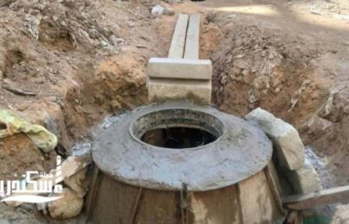 تكثيف أعمال البنية التحتية بشارع 28 الفلكي ودعم منظومة الصرف الصحي