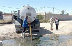 رئيس حي العامرية أول تتابع أعمال رفع كفاءة النظافة والصرف الصحي بالطريق الصحراوي