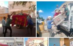 «حي العامرية أول» يتحفظ على 37 حالة إشغال وهالك في حملة صباحية لفرض الانضباط