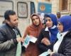قافلة متكاملة تحت رعاية المهندسة جيهان مسعود بالظهير الريفى لحى المنتزه أول