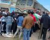 إصابة شخص في تصادم قطار وتروسيكل منطقة برج العرب