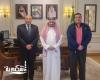 القنصل العام للمملكة العربية السعودية يستقبل رئيس قطاع النقل البحري