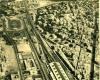 تصوير جوي لمحطة السكك الحديدية واستاد إسكندرية في أواخر ثلاثينيات القرن الماضي