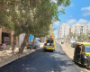 جهود مكثفه لقطاع الرصف بحي منتزة أول