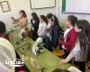 طلاب المدارس فى زيارة لمعامل كلية العلوم بجامعة الإسكندرية