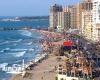 في العيد...طقس الإسكندرية..... رطوبة مرتفعة وأجواء حارة