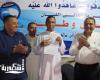 البديوى ورافت امناء مساعدى حزب مستقبل وطن بالإسكندرية  يسلمون تأشيرة رحلة العمرة للفائز بجائزة العيد