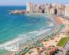 استقرار نسبي في إشغالات شواطئ الإسكندرية صباح الأحد.. والرايات الخضراء والصفراء تُحدد مناطق السباحة آمنة