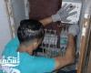 حي العجمي يواصل أعمال رفع كفاءة وصيانة الإنارة العامة بنطاق الحي